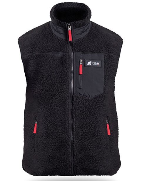Gilet Polaire Fleece Pilatus noir