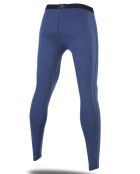 Leggings Bjork 100% lana merino blu marino di primo strato