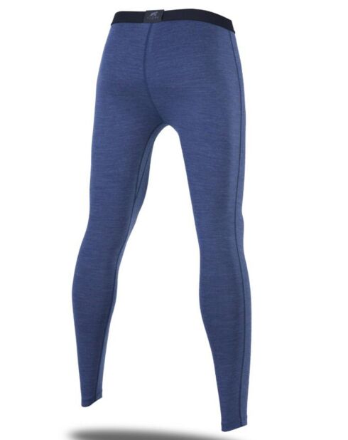 Marineblaue 1. Schicht Leggings von Bjork aus 100% Merinowolle