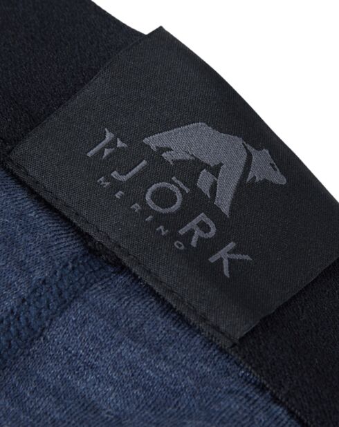 Collant 1ère couche 100% Laine Mérinos Finn bleu marine
