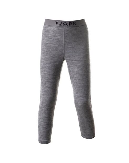 Legging 100% Laine Mérinos gris