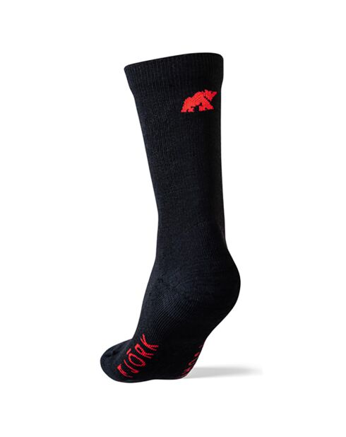 3 paires de Chaussettes en Laine Mérinos mélangée Classic Cut noires