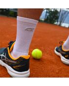 3 Paar weiße Socken aus Merinowolle im klassischen Schnitt