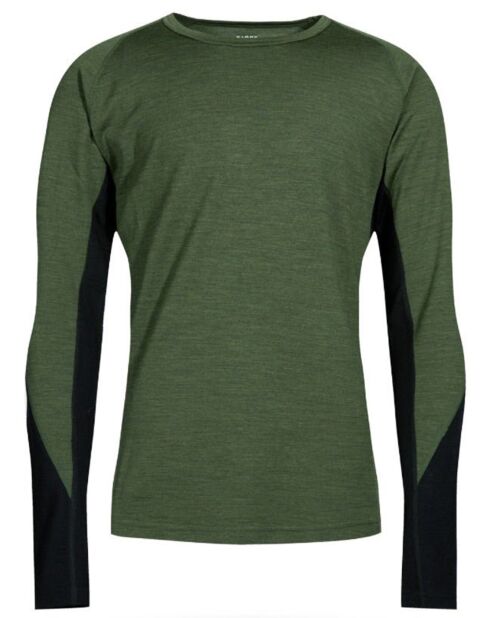 Pull 100% Laine Mérinos Tech Eiger vert