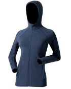 Ultrablaue Jacke aus 100% Merinowolle