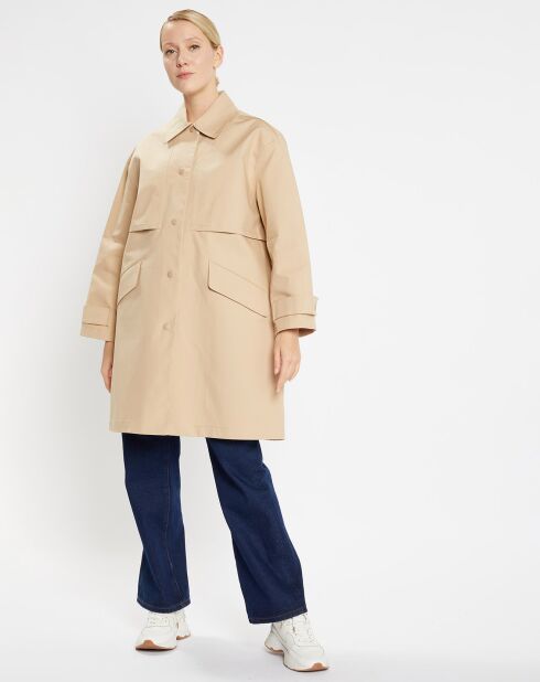 Trench imperméable Albert beige