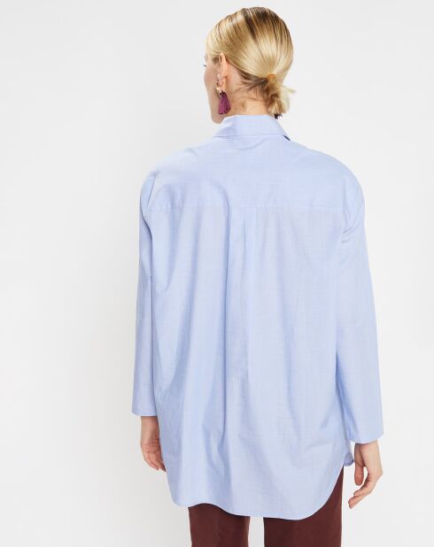 Chemise ample Pali bleue