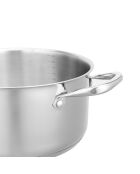 Traiteur avec couvercle induction gris - 28 cm