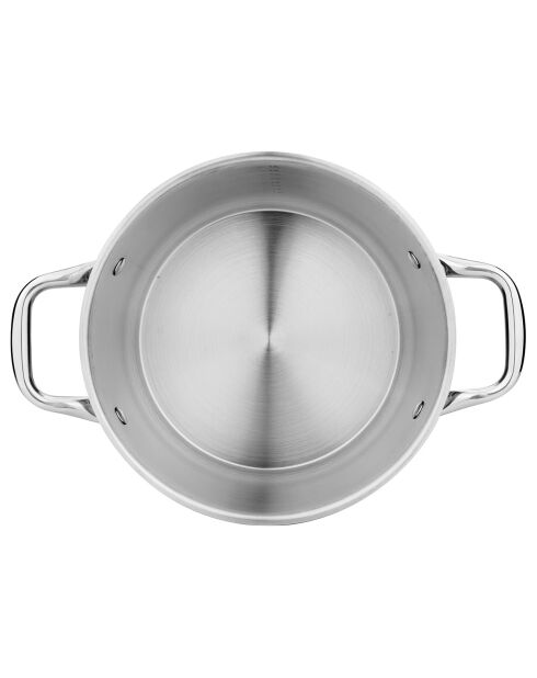 Traiteur avec couvercle induction gris - 28 cm