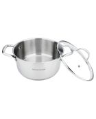 Faitout avec couvercle induction gris - D.38 cm
