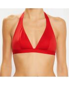 Haut de maillot de bain Essentiels rouge bordeaux