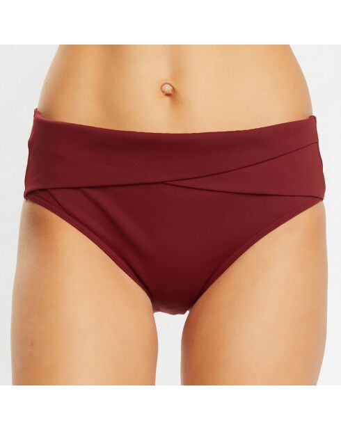Bas de maillot de bain Liko rouge bordeaux