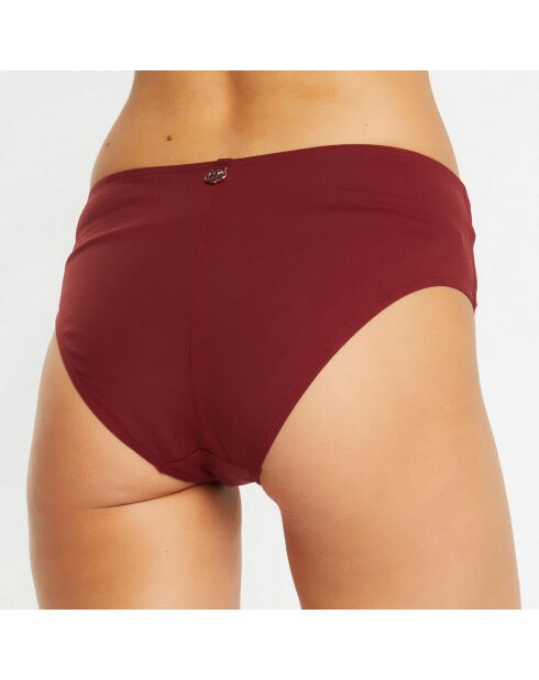 Bas de maillot de bain Liko rouge bordeaux