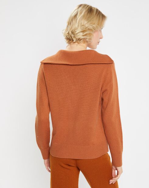 Pull en Laine & Yak Mascotte camel