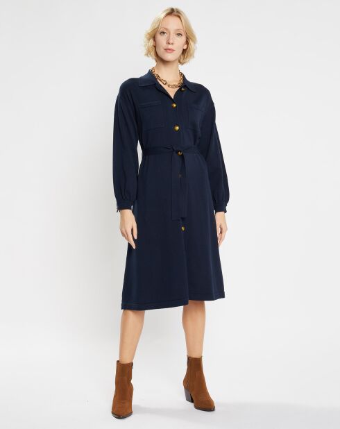 Robe  Abel bleu marine