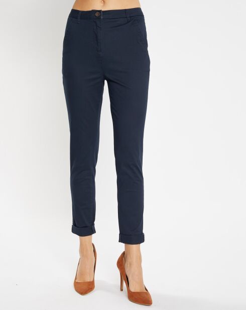 Pantalon chino Bill bleu marine
