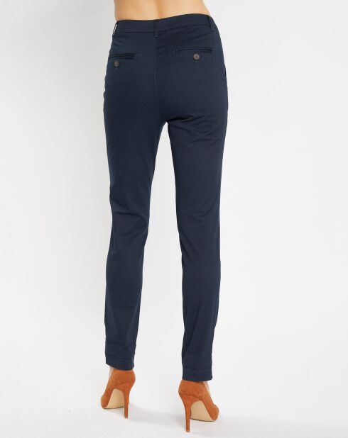 Pantalon chino Bill bleu marine