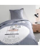Parure housse de couette Little Princess multicolore