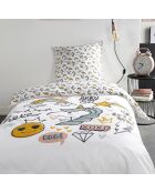 Parure housse de couette Lucky Girl multicolore