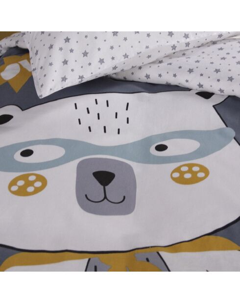 Parure housse de couette Super Héros multicolore
