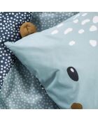 Parure housse de couette Funny Hyppo multicolore