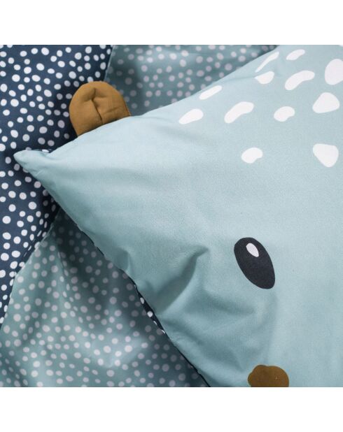 Parure housse de couette Funny Hyppo multicolore