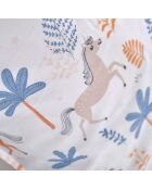 Parure housse de couette Happy Licorne multicolore