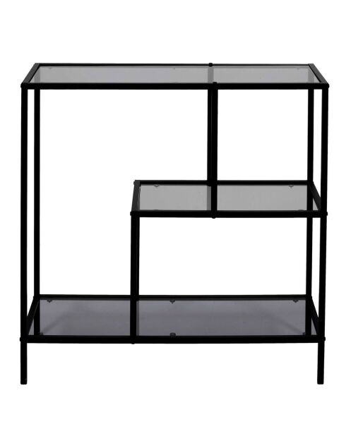Etagère Edison noire - 80x79.5x30 cm