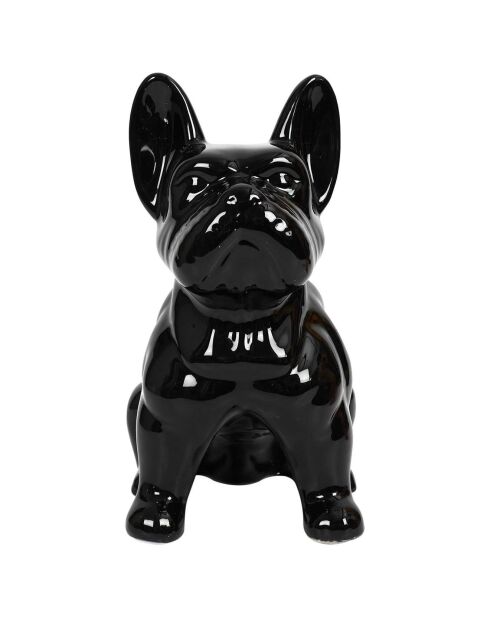 Bulldog noir - 28x30x16 cm