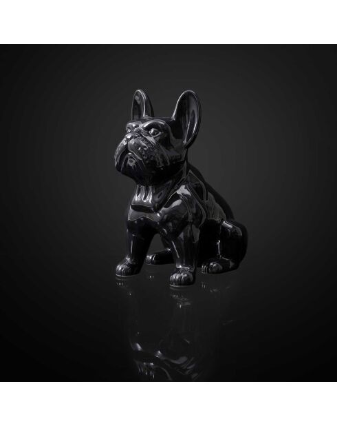 Bulldog noir - 28x30x16 cm