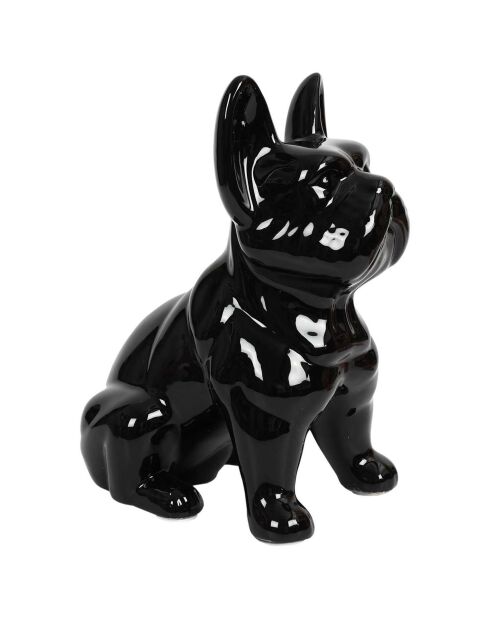 Bulldog noir - 28x30x16 cm