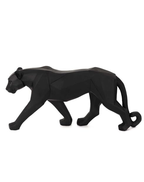 Panthère origami noire - 40x18x8 cm