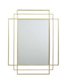 Miroir art déco doré - 73x93x5 cm