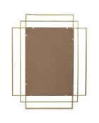 Miroir art déco doré - 73x93x5 cm