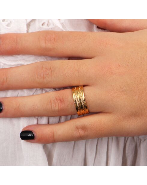 Bague Célestine en Laiton doré