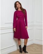 Robe longue Coline prune