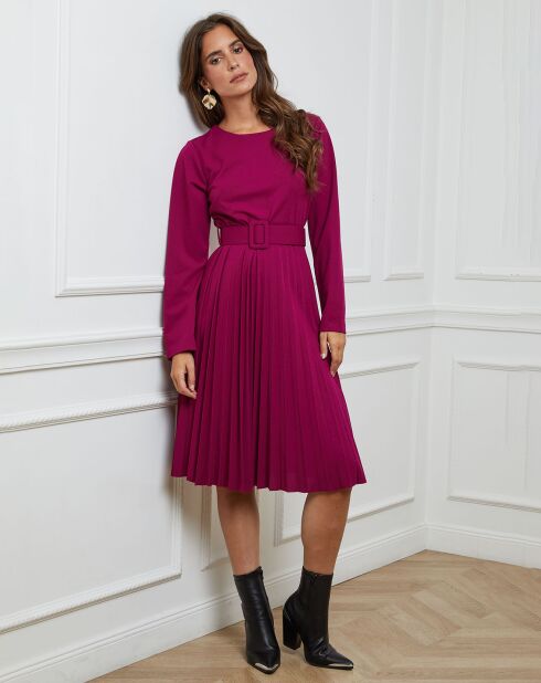 Robe longue Coline prune