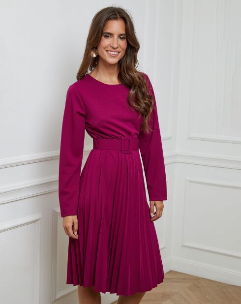 Robe longue Coline prune