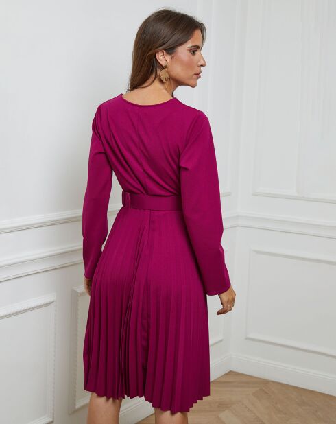Robe longue Coline prune