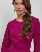 Robe longue Coline prune
