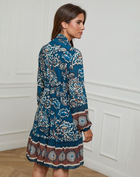 Robe imprimée mi-longue Charlie canard