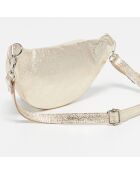 Heuptasje van lyat goudkleurig leer - 32,5 x 13,5x7 cm