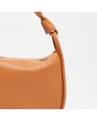 Sac bandoulière en Cuir Marcia camel - 32x 26x11 cm