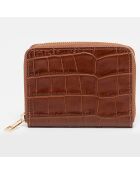 Compagno Mini Waly Camel in pelle - 12x10 cm