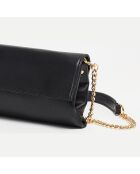 Sac bandoulière en Cuir de Vachette Gala noir - 26.5x14 cm