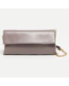 Sac bandoulière en Cuir de Vachette Gala taupe  - 26.5x14 cm