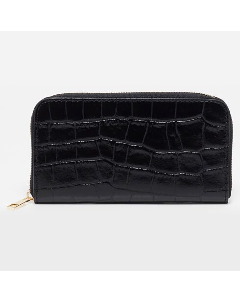 Waly Begleiter aus Leder, 19,5 x 11 x 2 cm, Schwarz