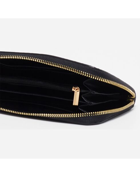 Waly Begleiter aus Leder, 19,5 x 11 x 2 cm, Schwarz