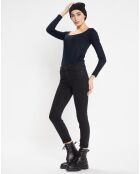 Jean en Coton Bio Lslim noir