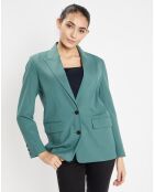 Blazer droit en Laine mélangée Cléo Oversize vert